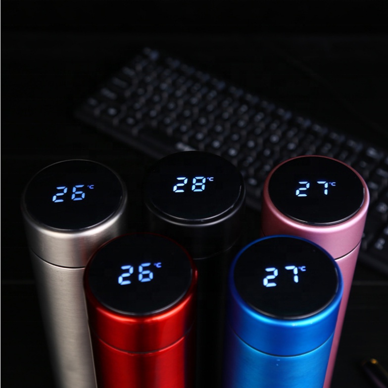 Termos Air Panas 500ml Thermos Suhu Display LED