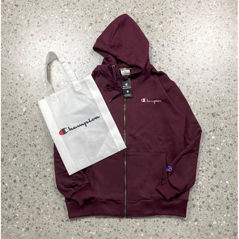 Jaket Zipper Champion - Hoodie Pria - Jaket Kasual Champion