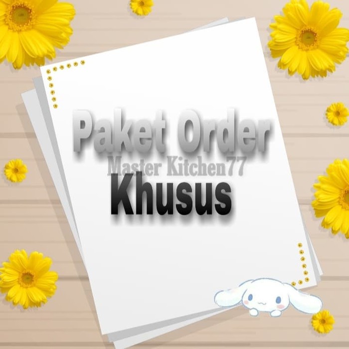 

Spesial Promo - Paket Order Mk 542