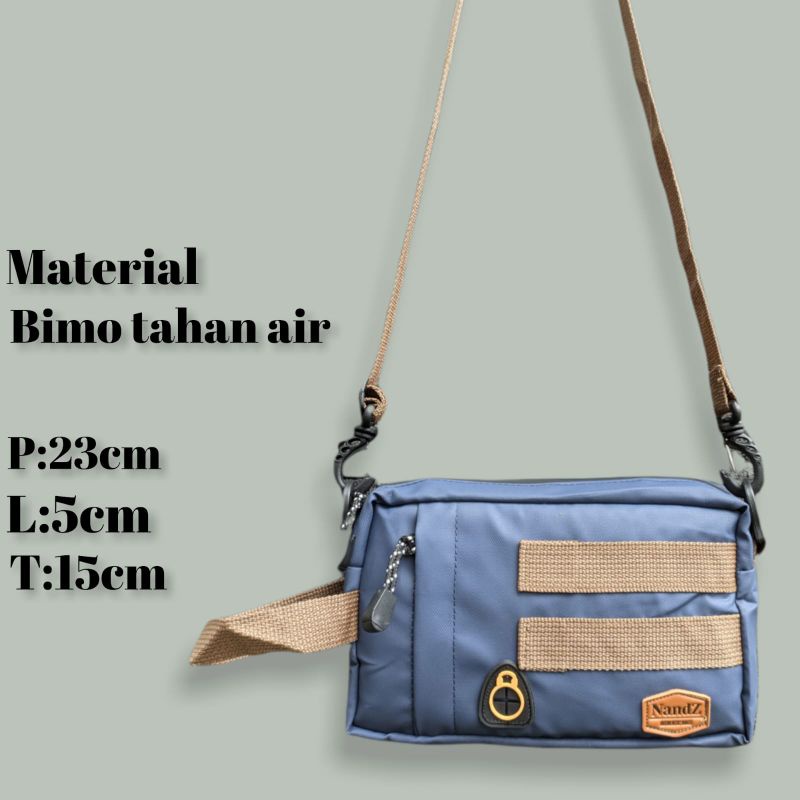 tas pouch anti air/handbag pria wanita tas selempang anti air/tas pria anti air/tas selempang PRIA D
