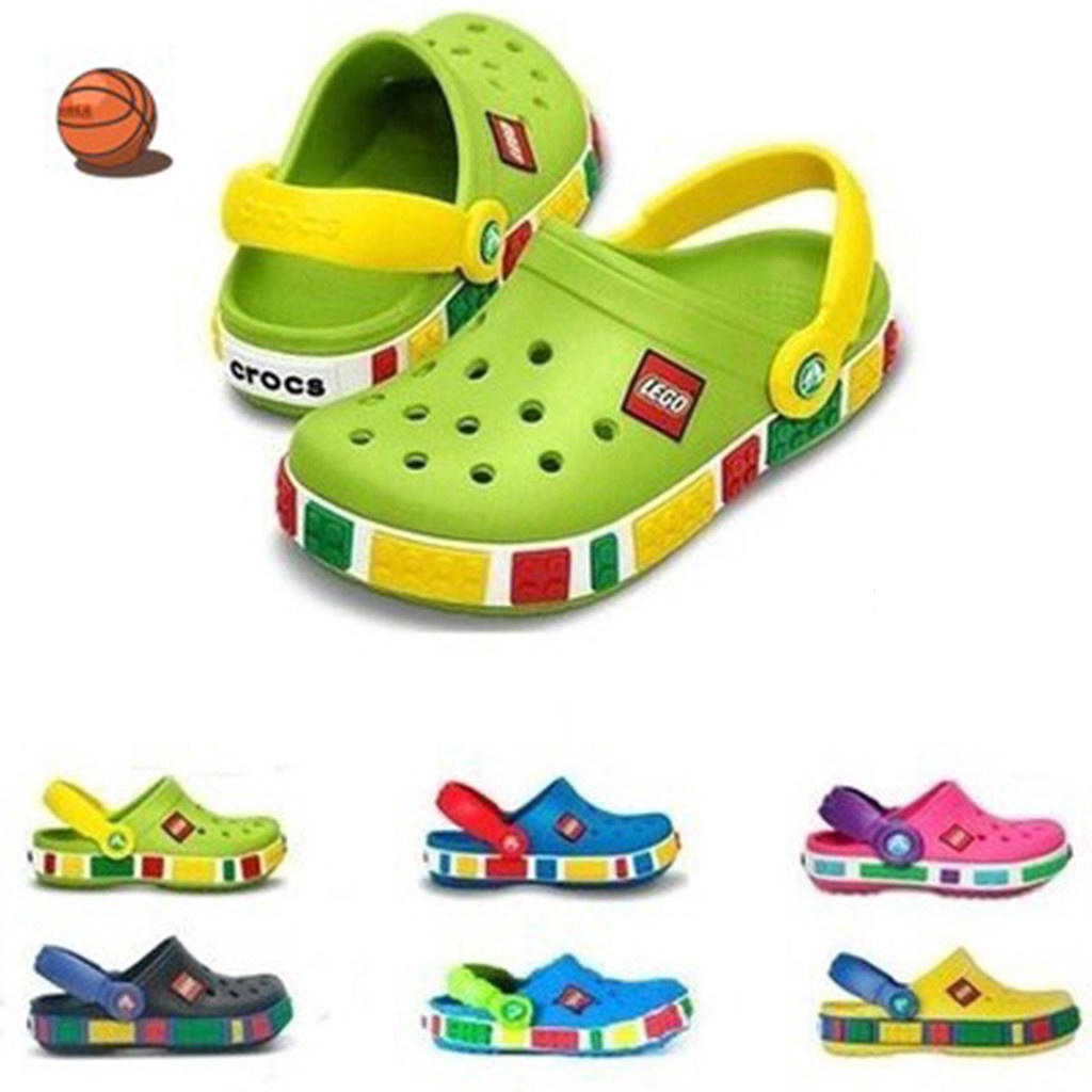 Crocs / Crocs anak / Crocs Lego / Sandal Crocs / Sandal Anak / Sandal Karet Anak / Crocs Kids Lego