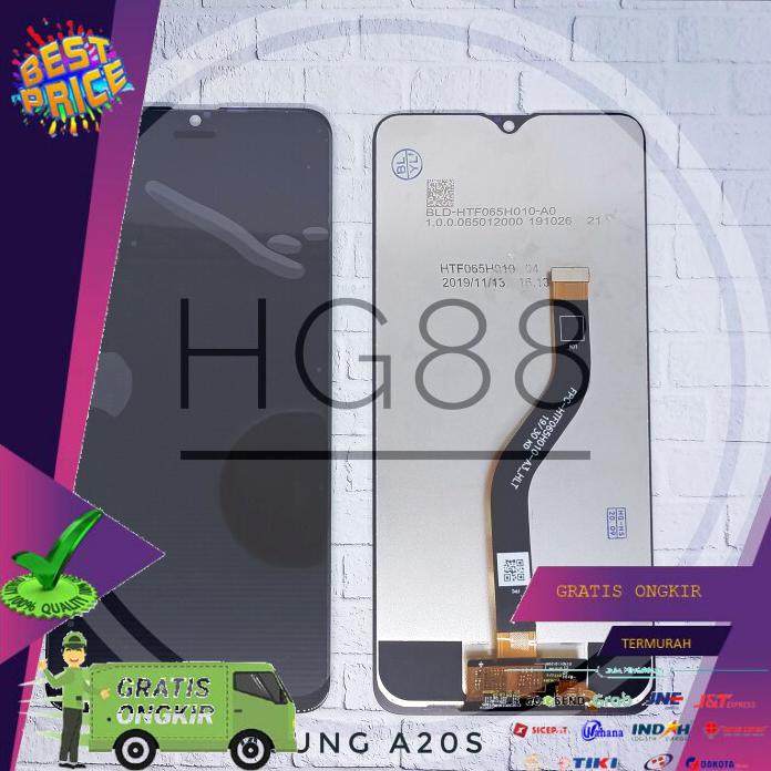 SPAREPART HP LCD SAMSUNG A20S FULLSET TOUCHSCREEN ORI OEM BOLEH RESELLER