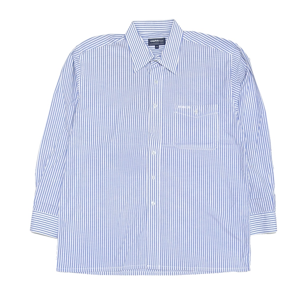 Symbiose Striped Blue Long Sleeve Shirt