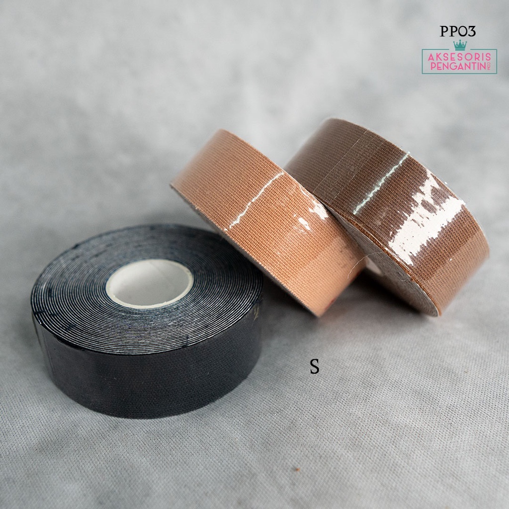 [BISA COD] ASESORIS WANITA NIPPLE COVER BRA TAPE 5M PENUTUP PUTING PP03