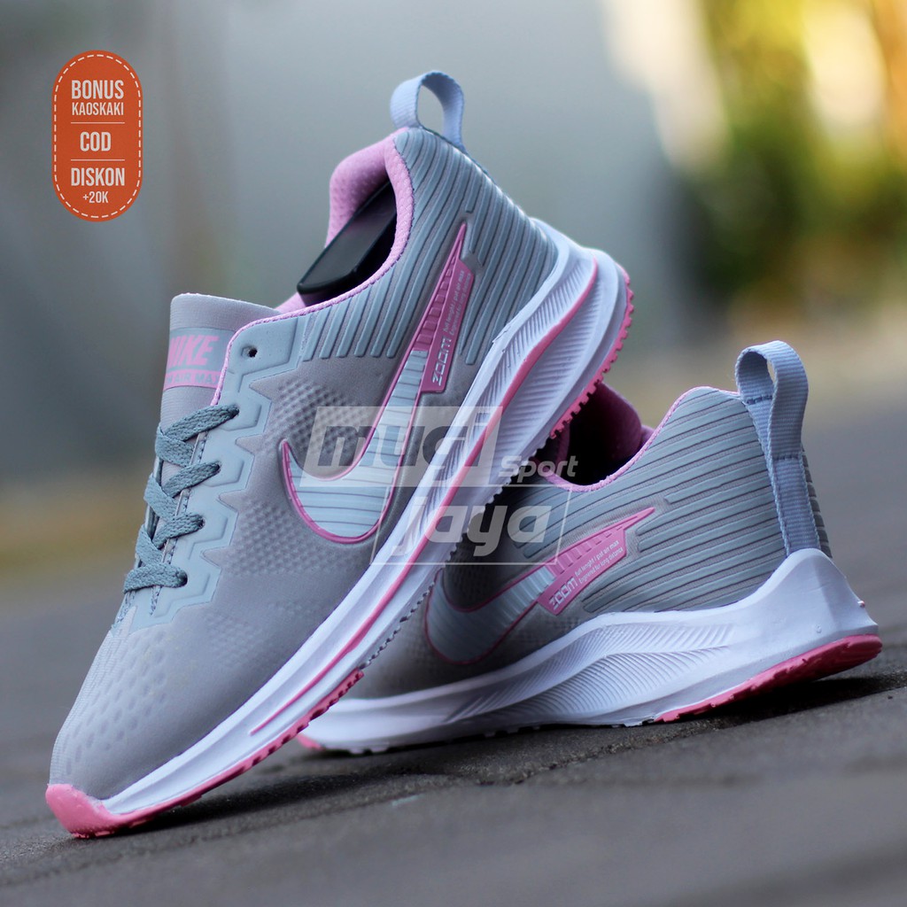  SEPATU  WANITA  AIRMA PEGASUS ZOOM PINK  WHITE 36 40 BEST 