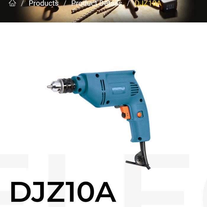 dongcheng drill djz10a - mesin bor dongcheng 10mm