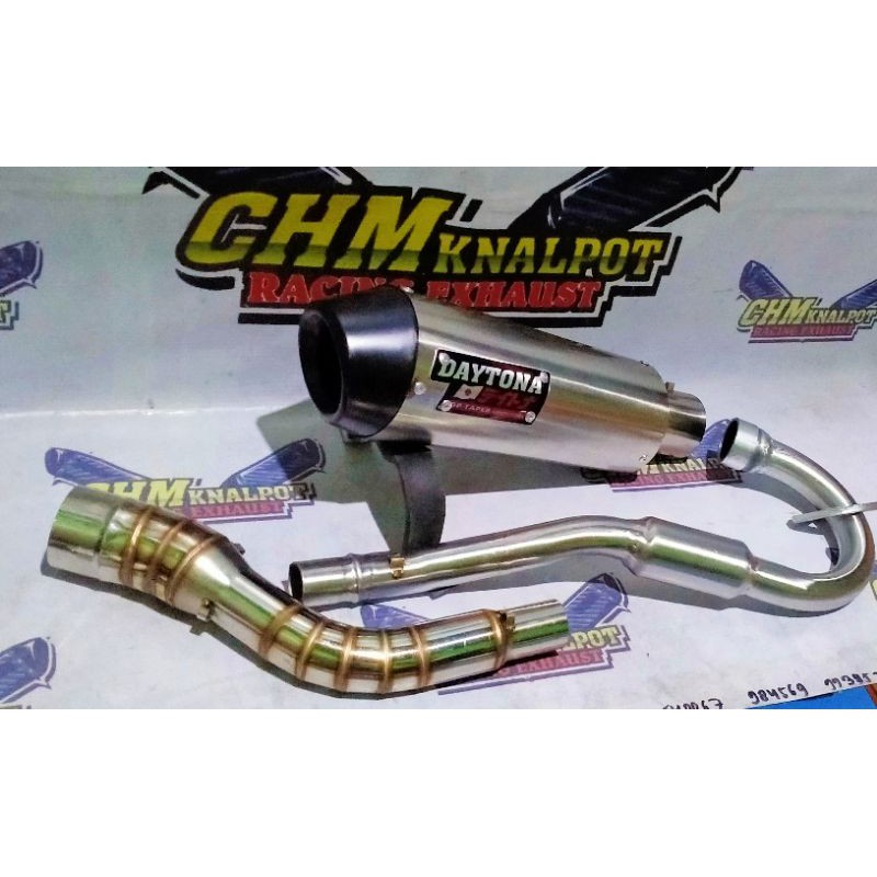 KNALPOT DAYTONA UNTUK KLX, CRF, DTRACKER DLL