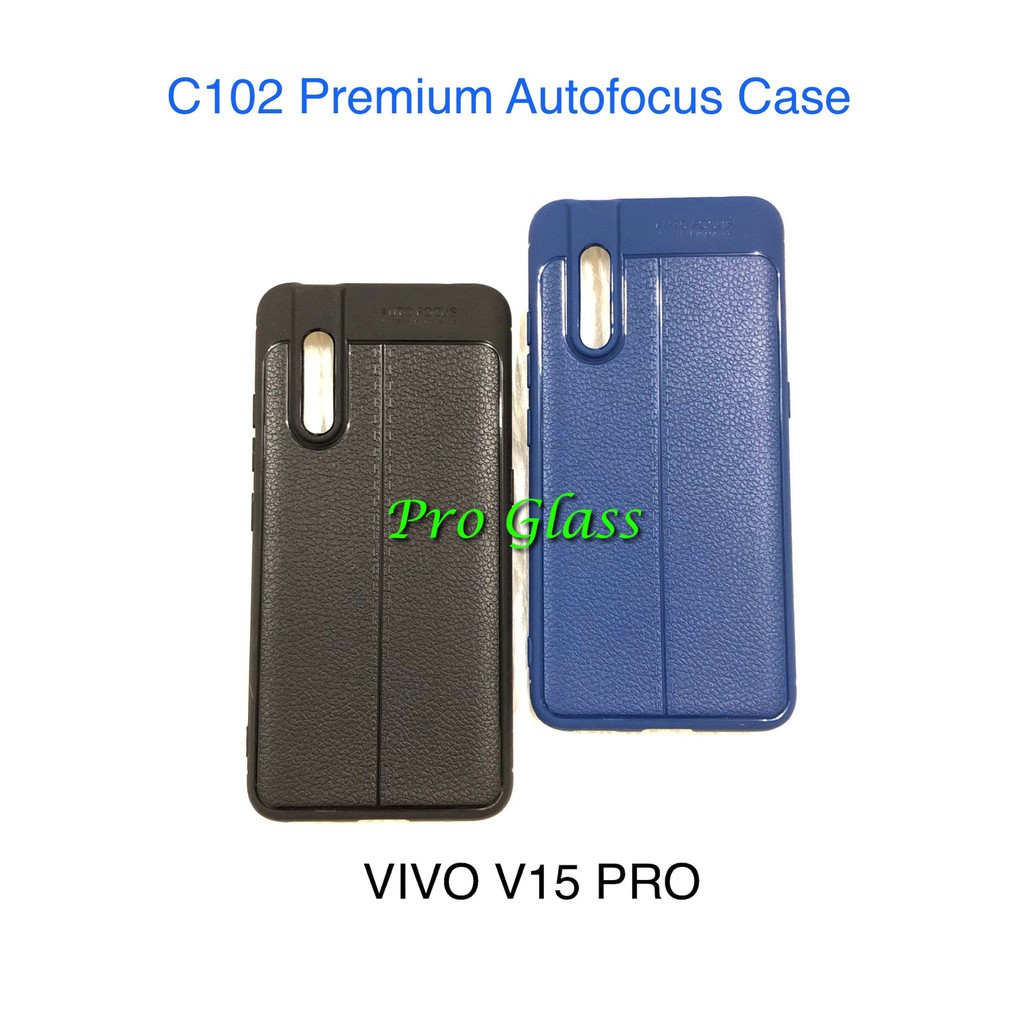 C102 VIVO V15 PRO Auto Focus Case Premium TPU leather Silicon