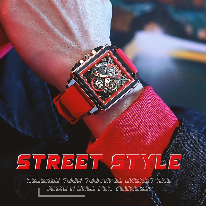 LIGE Original Jam Tangan Pria Multi Fungsi Terbaru Anti Air Kronograf Jam Tangan + Kotak