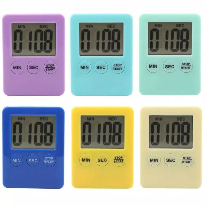 Kitchen Cooking Timer Digital LCD ALARM Magnetic Stopwatch *DS14