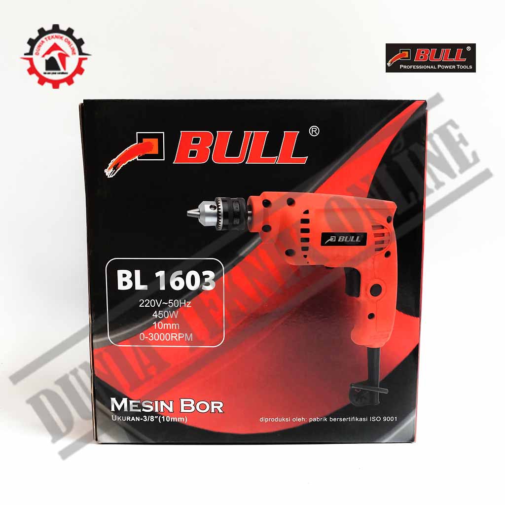 Jual Mesin Bor Mm Bull Bl Murah Drill Mm Bor Tangan Listrik