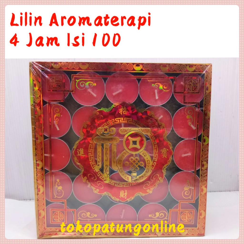 Lilin Merah Isi 100 4 Jam Tealight