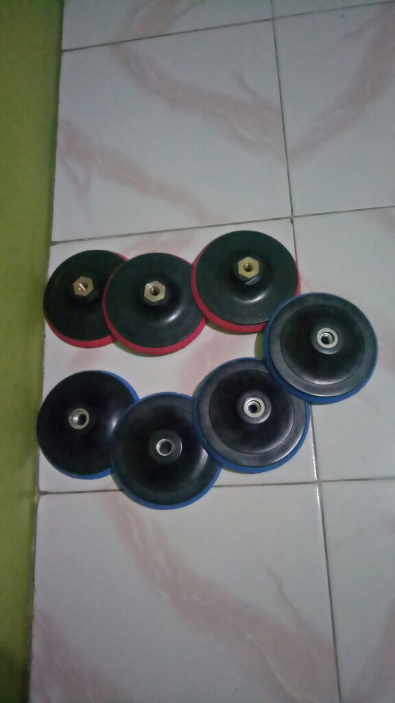 Hiroki 5 Inch Xm14 Tatakan Amplas Velcro Pad Sanding Disc Perekat 5x14