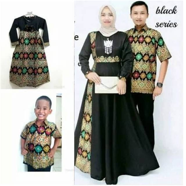 Couple Batik Keluarga Sarimbit Family Baju Seragam Pesta Ayah Ibu Anak Zara Ghifa Shopee Indonesia