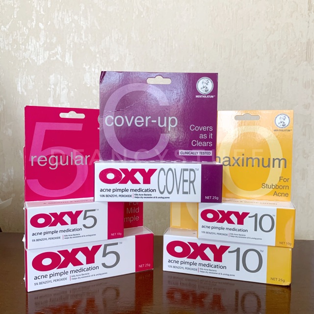 OXY 5 OXY 10 OXY Cover - Obat jerawat ORIGINAL 10gr 25gr