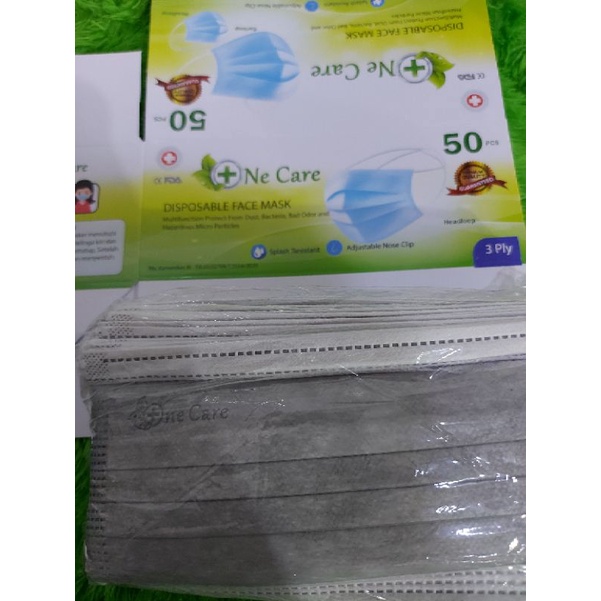 masker emboss necare 50pc