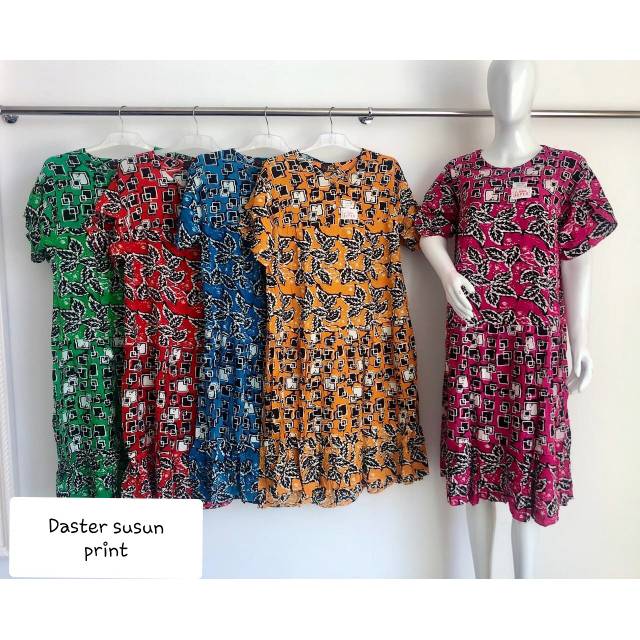 BAJU TIDUR DASTER BATIK SUSUN