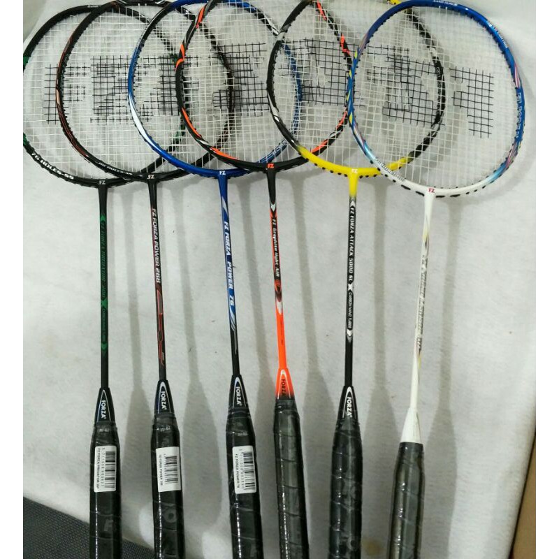 raket forza original free grip dan logo FZ made in eropa