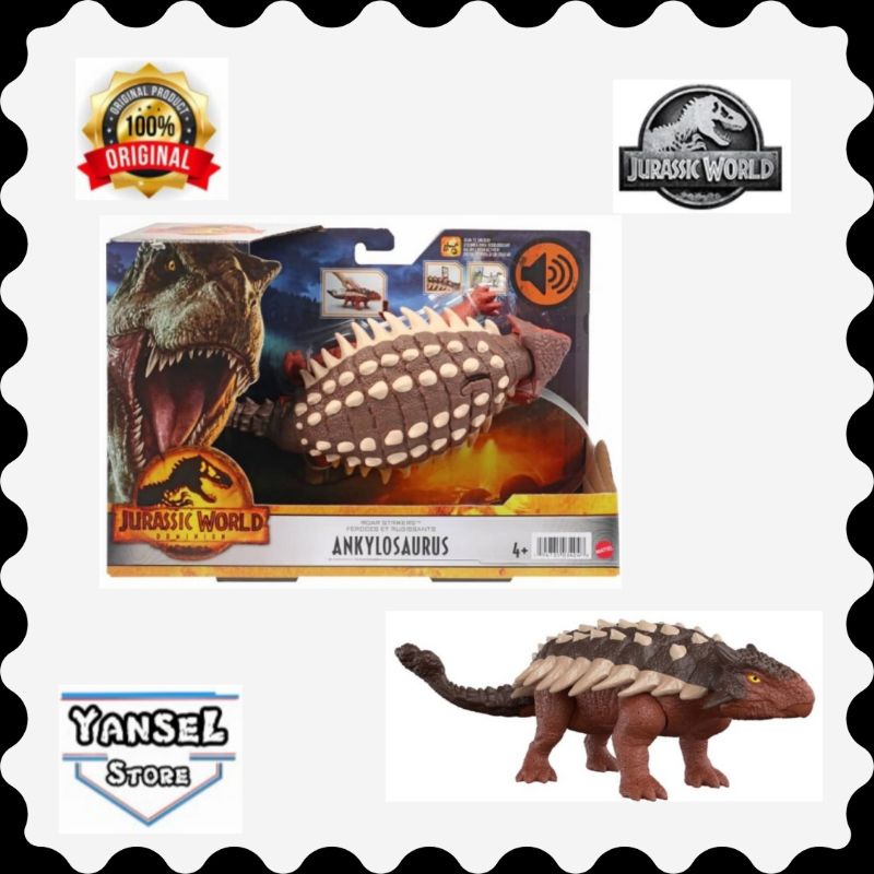 Jurassic World Dominion Roar Strikers Ankylosaurus