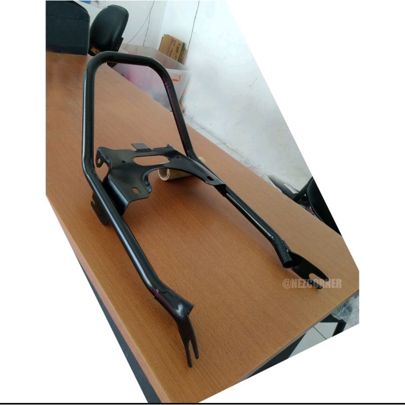 Behel Begel Belakang Yamaha RX King RX Kobra crom hitam-1