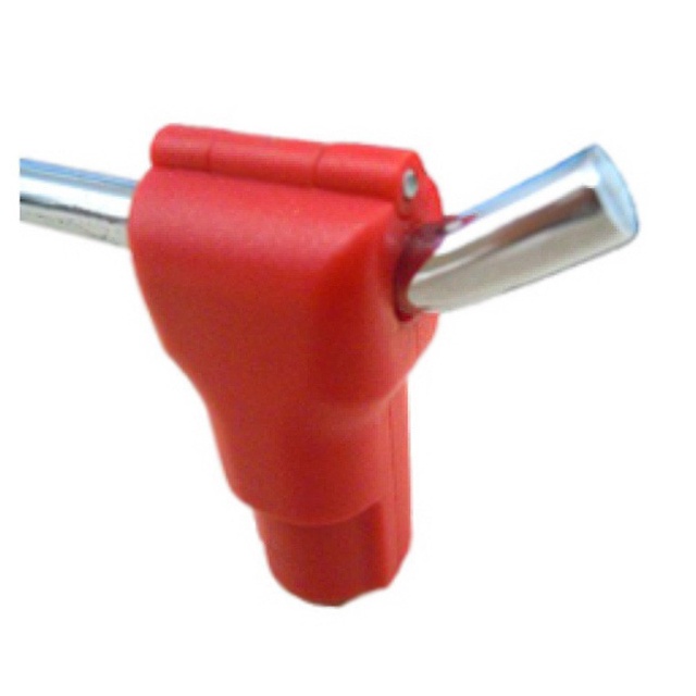 Lock Display Hook - Merah kunci Hanger Stop Lock