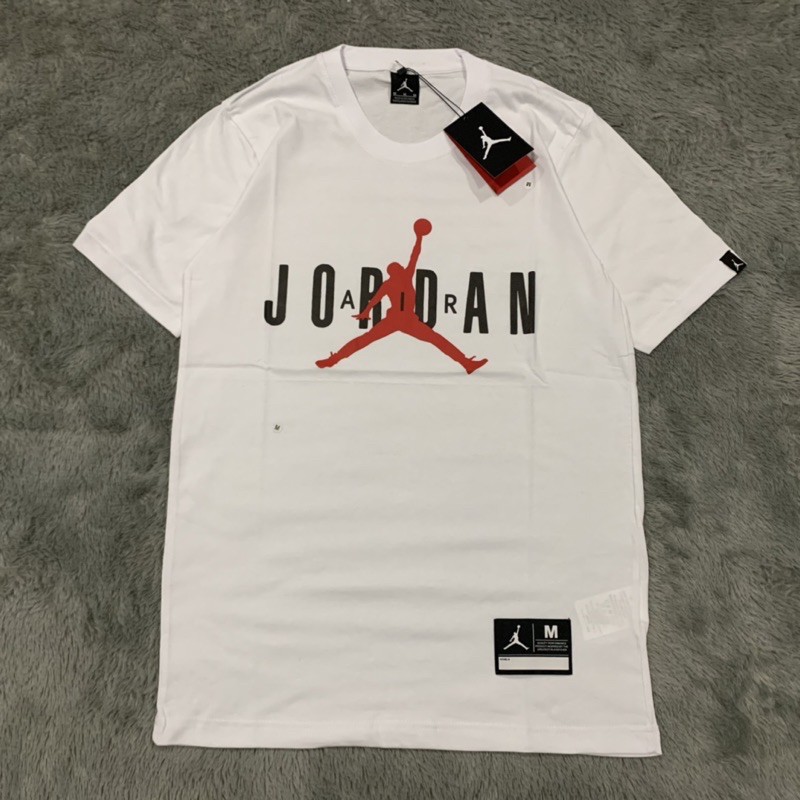 Kaos Tshirt Air Jordan Basic Logo Air Fulltag &amp; lebel