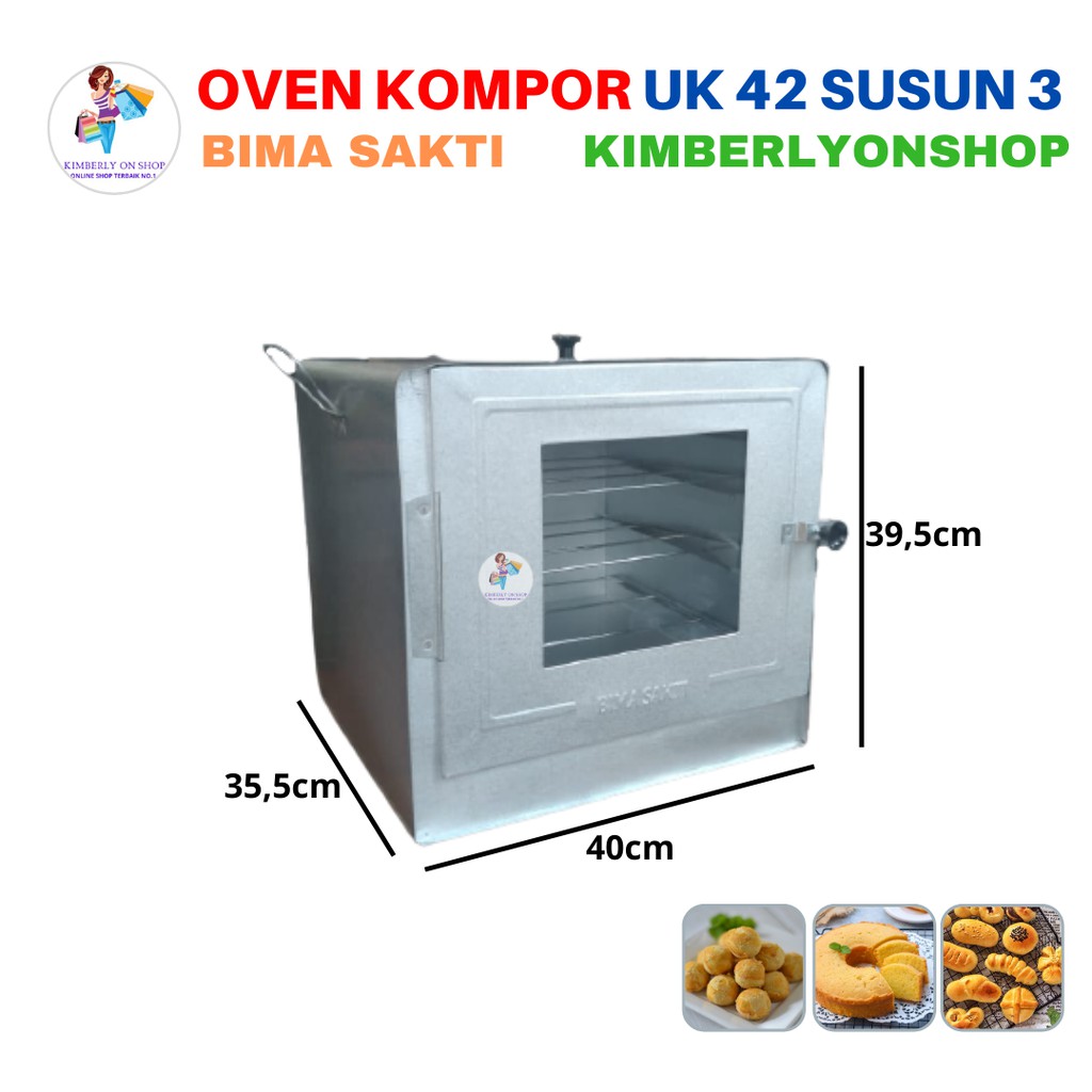 Oven Tangkring Kompor Kue Bima Sakti susun 3 UK 42