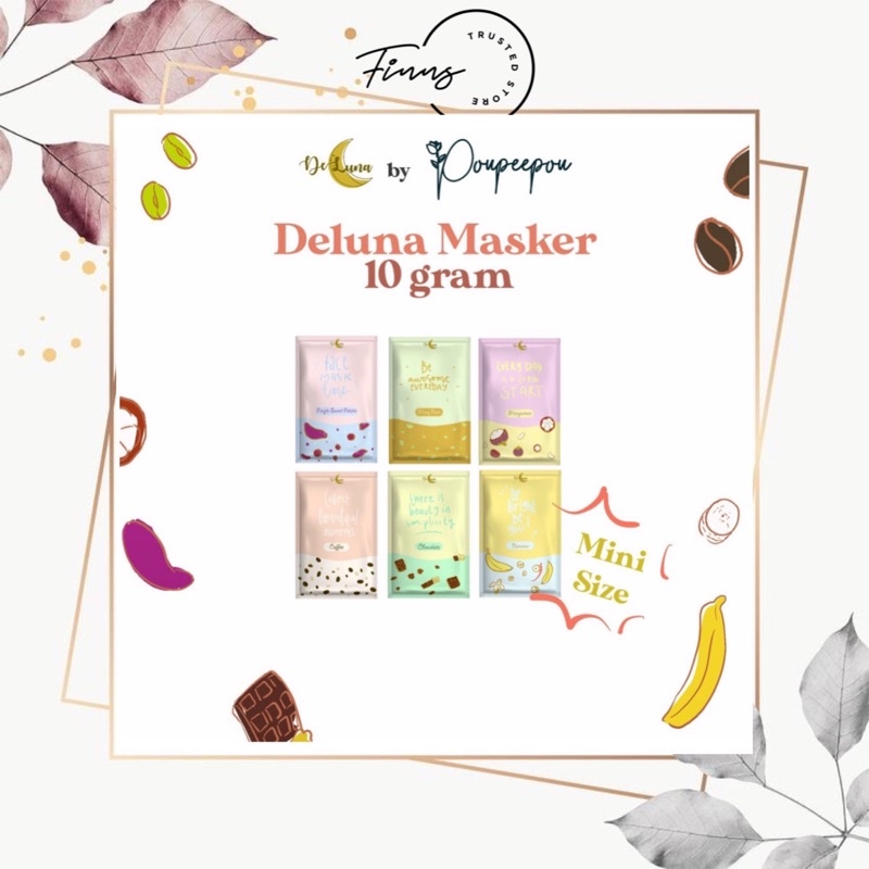 ❣️FINNS❣️Masker Bubuk Glowing Deluna By POUPEEPOU