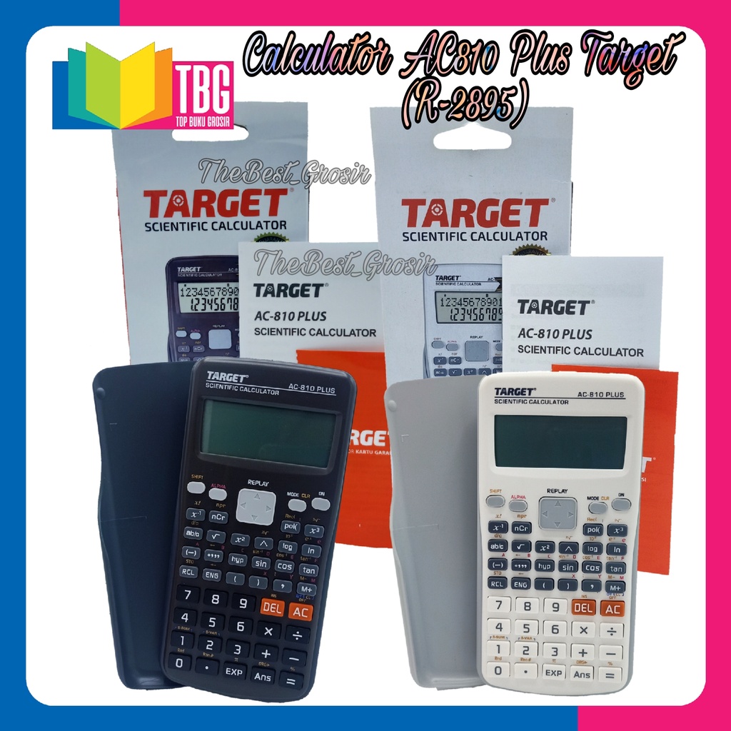 

CALCULATOR AC810 PLUS TARGET (R-2895) KALKULATOR ALAT BANTU HITUNG