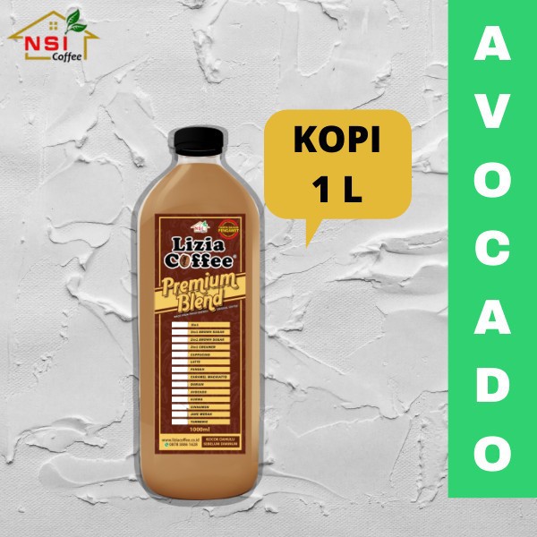 

Avocado Coffee Kopi Avocado Kopi Alpukat Literan Lizia Coffee 1 liter