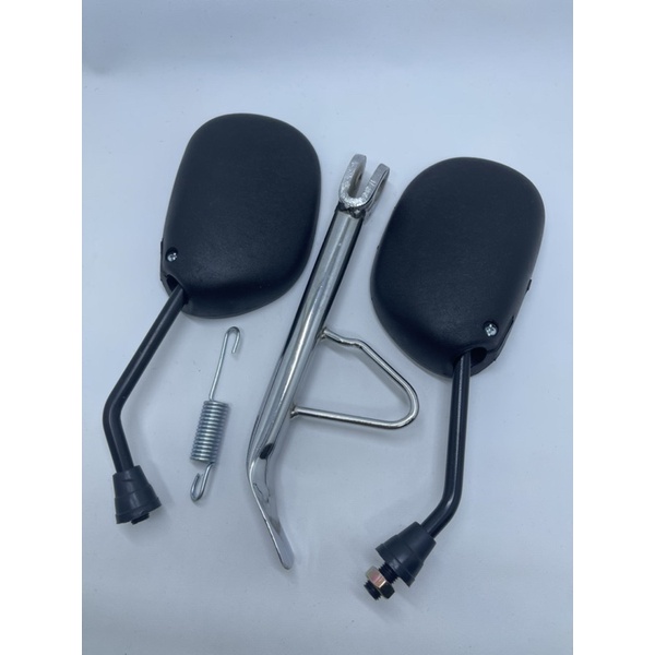 Paket Spion Yamaha Mio Tanggung Hitam + Standar Samping Ring 14 Chrome