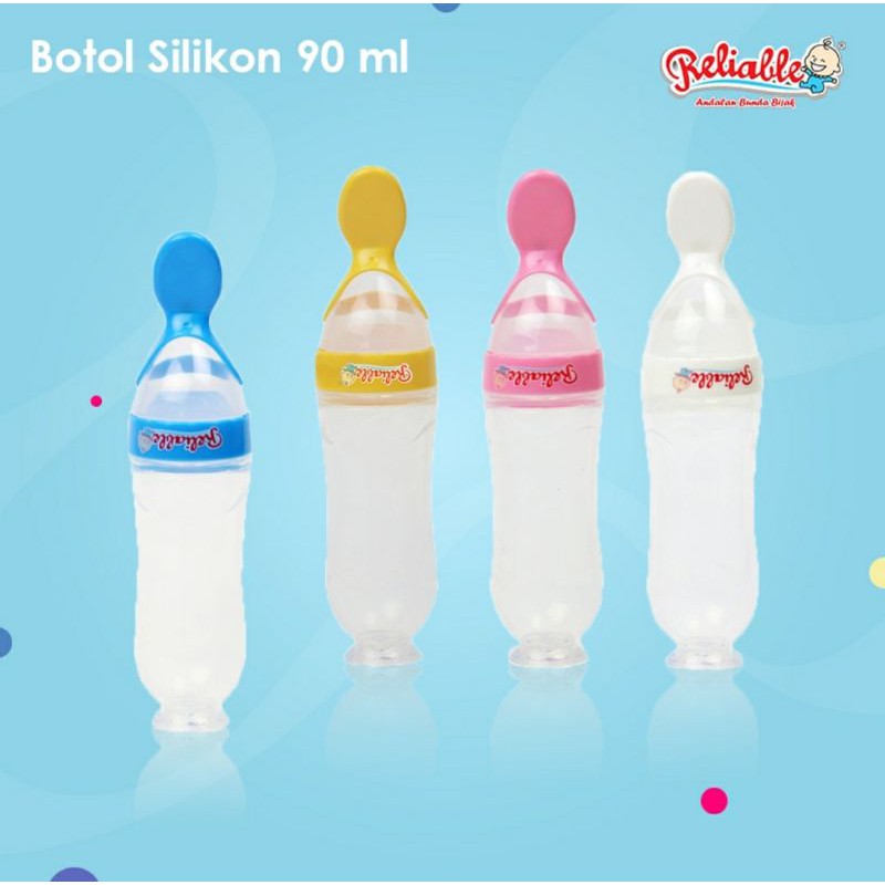 Reliable sendok silicone RS 9909/Botol Sendok Silikon