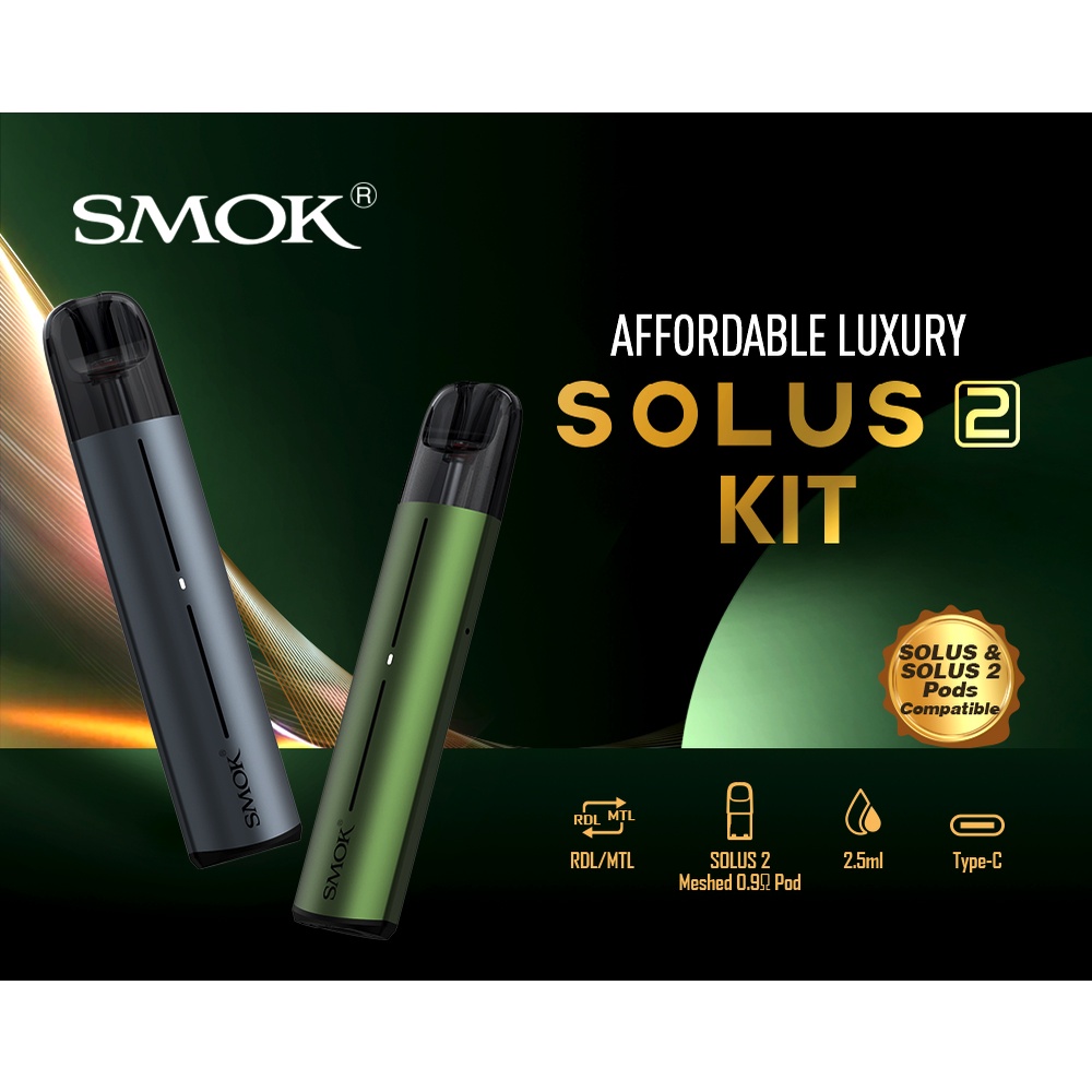 SOLUS 2 POD KIT ORIGINAL MANTAP / VAPE POD SOLUS V2 POD TERMURAH