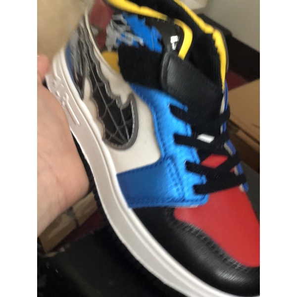 FREE BOX sepatu boots spiderman anak anak size 26-37