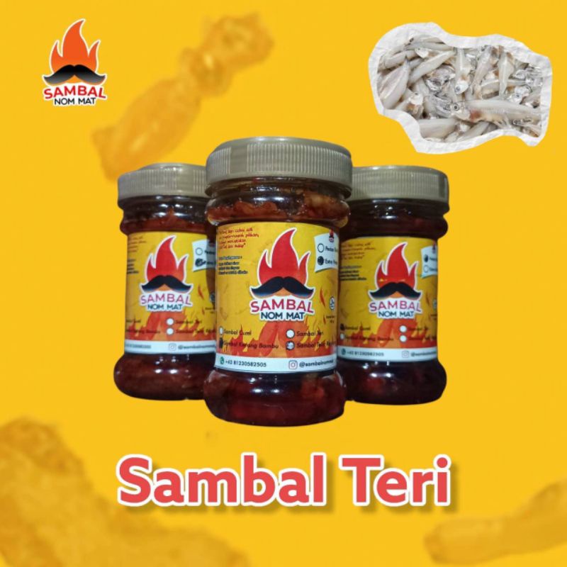 

[SAMBAL NOM MAT] ~ Sambal Ikan Teri 150gr