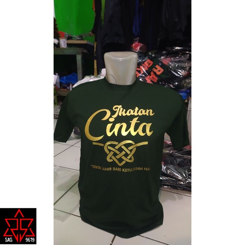 T-SHIRT BAJU KAOS VIRAL TERLARIS IKATAN CINTA / IKATAN CINTA / ANDIN/ ANDIN / MAS AL / pria wanita