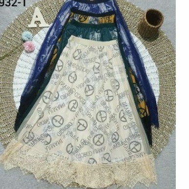 rok tutu bahan tile import