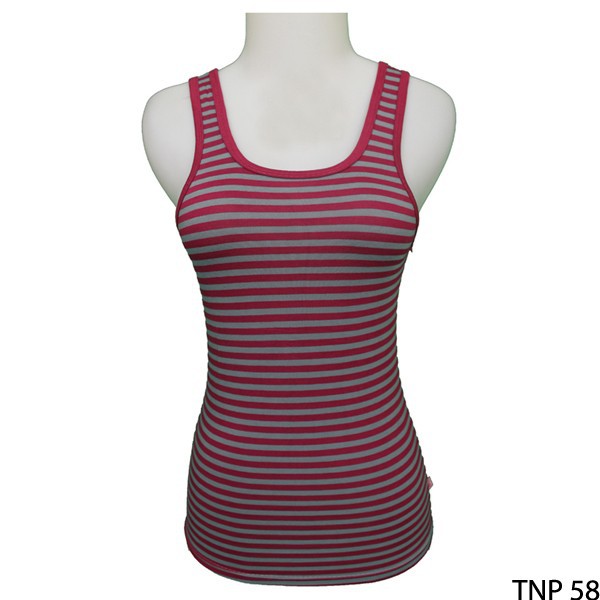 Tanktop Anak Perempuan Spandek Maroon-Abu – TNP 58