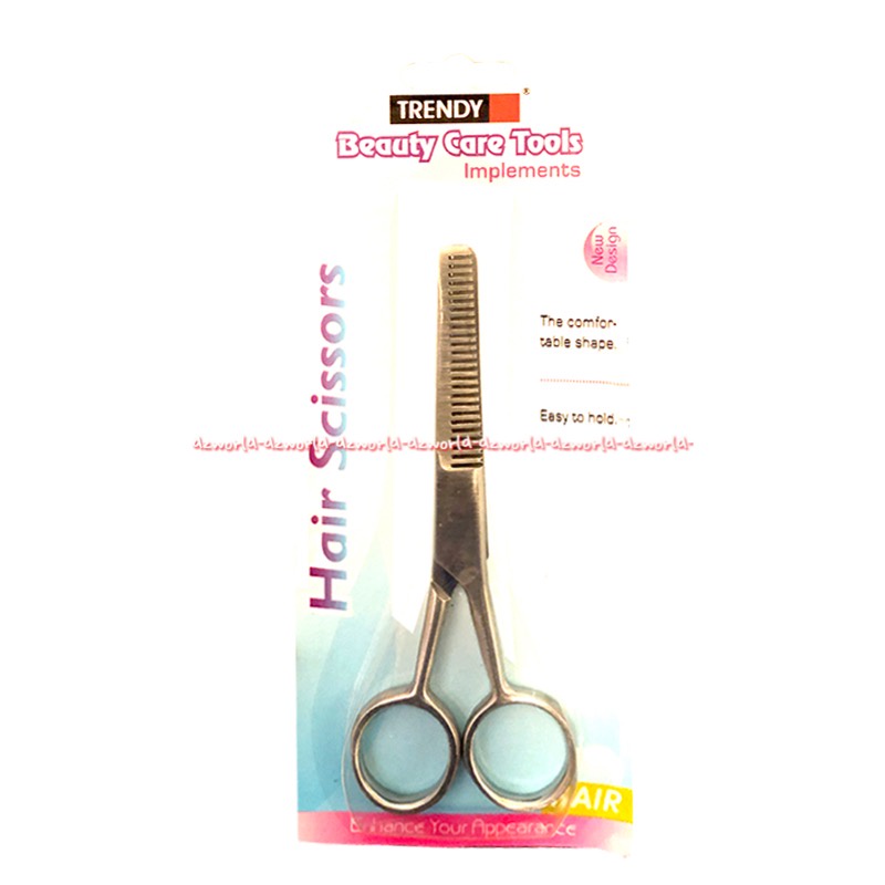 Trendy Hair Scissor Alat Gunting Rambut Salon Stainless Steell Trendi Bahan Logam