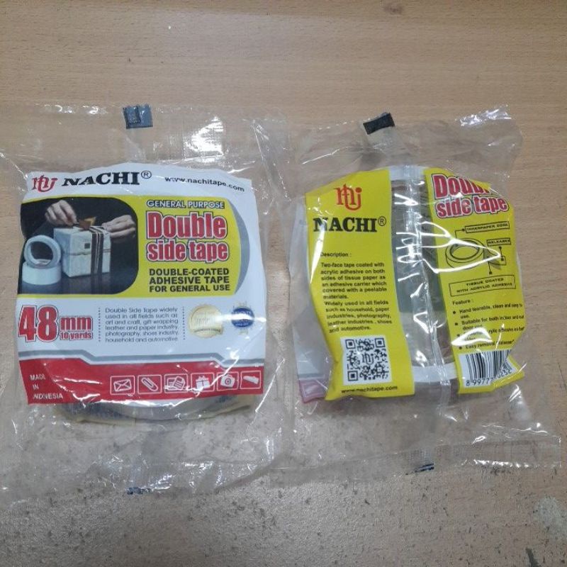 

Double Side Tape 48mm x 10 Yard / Double Tape 2 Inc Nachi