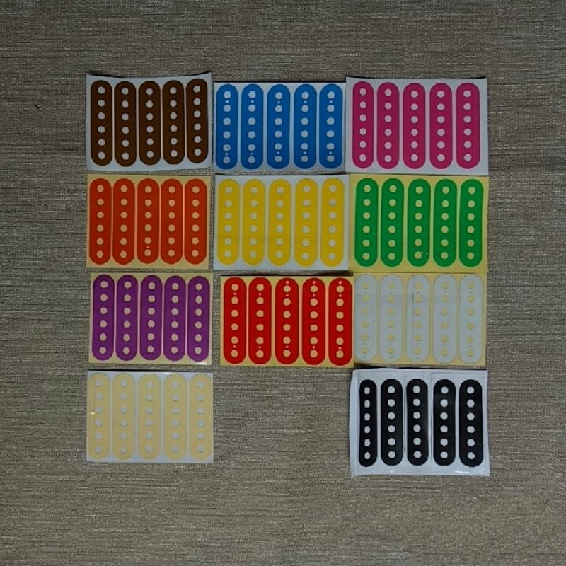 Decal Sticker Pickup Gitar Single Coil SSS - Humbacker HSH