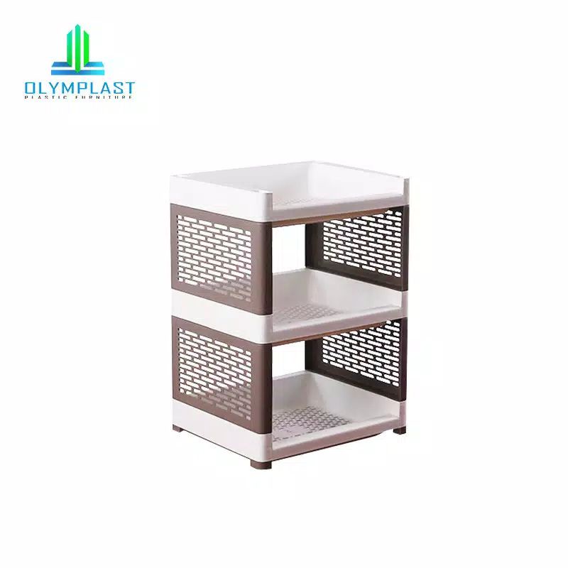 Rak Susun 3 Olymplast / Rak Buku / Rak Susun Plastik