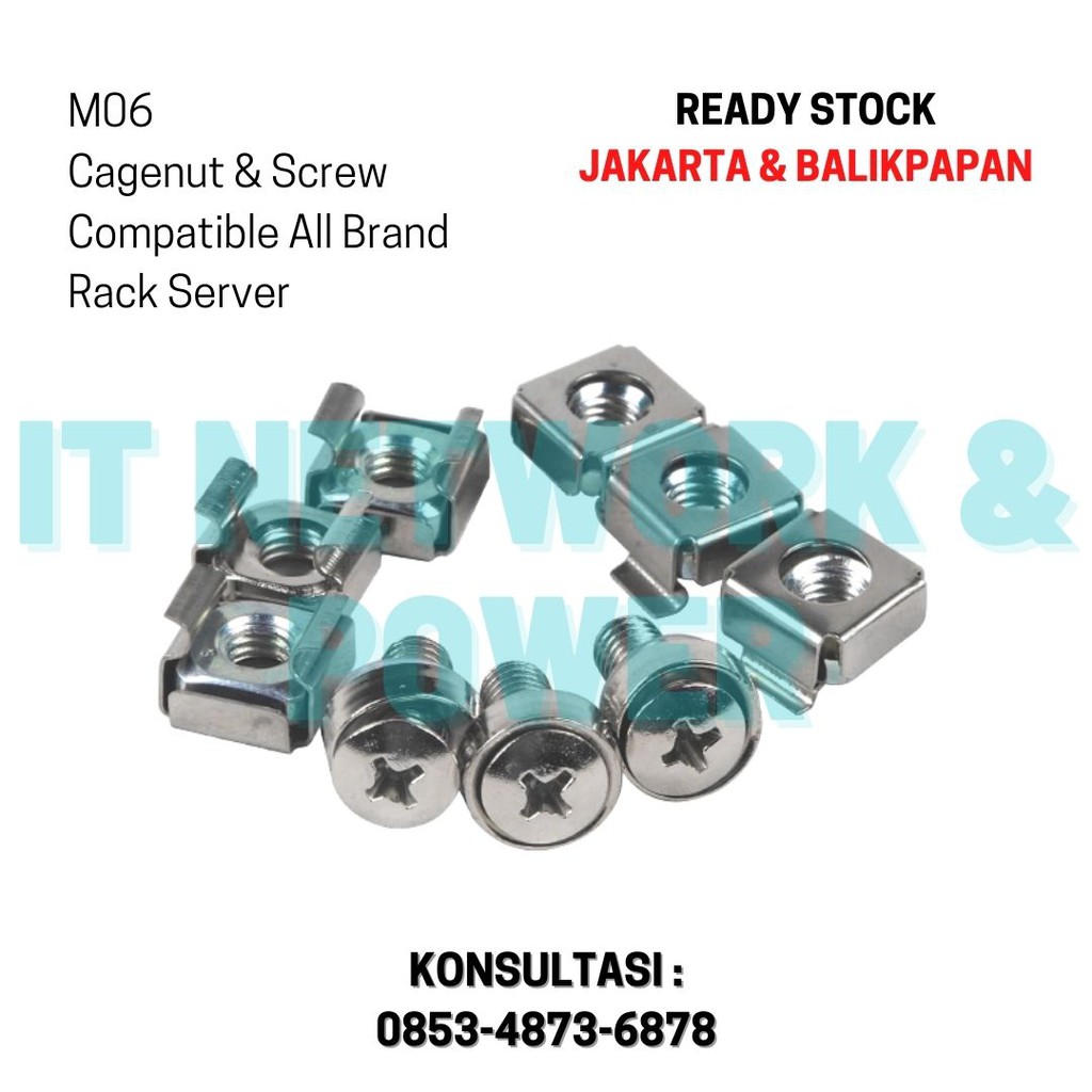 Jual Indorack M Baut Rack Server Cagenut Screw Indonesia Shopee