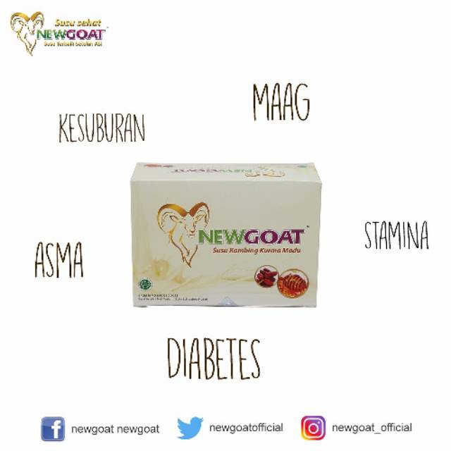 

Newgoat Susu Kambing Kurma Madu Serbuk - 15 sachet