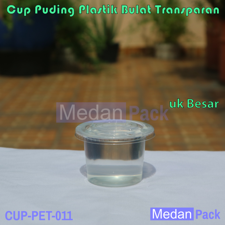 Cup Puding Plastik 65 ml + Tutup per 50 pcs