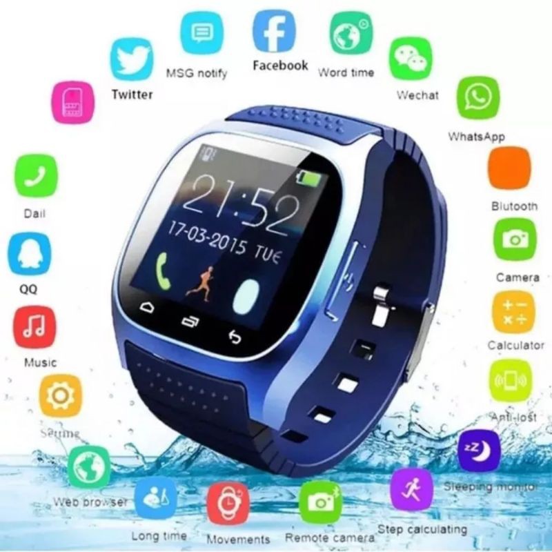Jam Tangan Handphone COGNOS M26 Original Impor Smartwatch Fitur Lengkap Tahan Air
