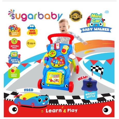 Sugarbaby Sugar Baby Mini Car Push Baby Walker  Baby Walker Sugar Baby