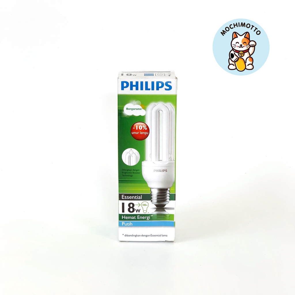 Jual Lampu Philips Essential 18watt Warna Putih Shopee Indonesia