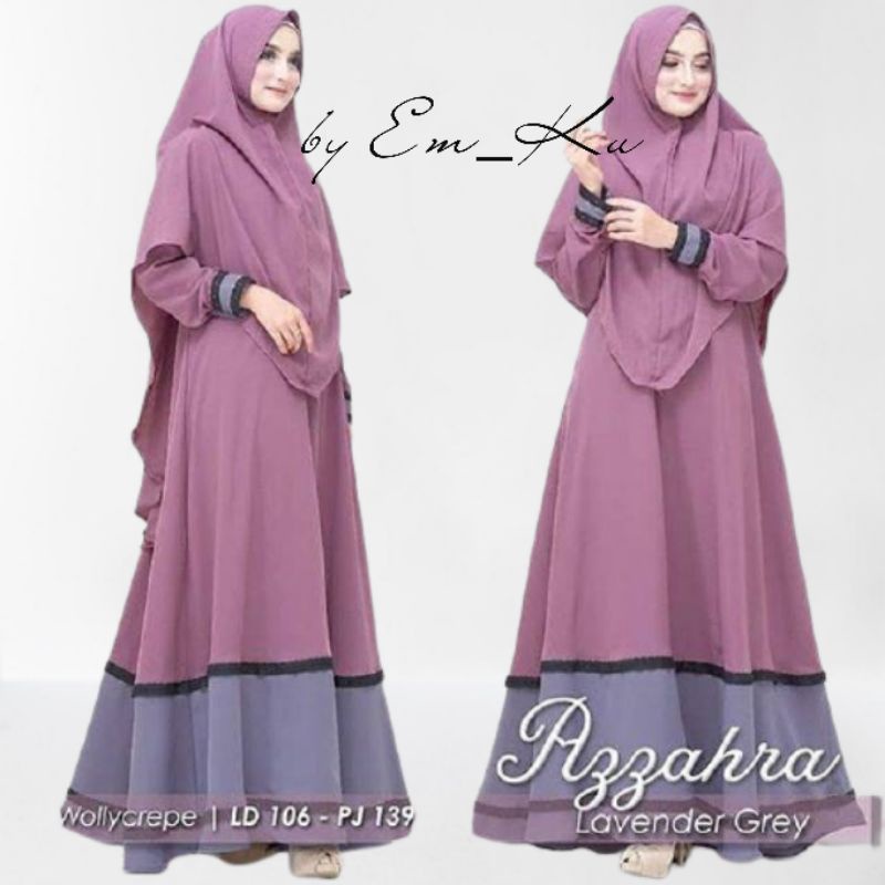 Gamis Muslim Wanita/SyariTerbaru/Pakaian Muslim/Fashion Muslim Wanita/Pakaian Wanita Muslim