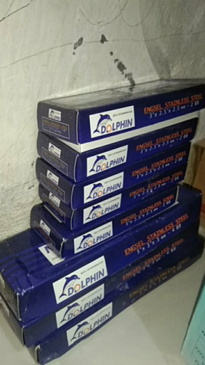 Engsel Pintu Dan Jendela Steinless Tebal Bagus Murah - Engsel Dolphin Asli